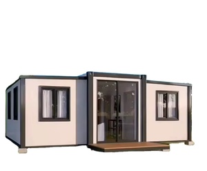 Cymdin yüksek kalite 40ft mobil genişletilebilir konteyner odası ev kullanımı için prefabrik çift kanat katlanır açık hava etkinliği ev - Product Image 1