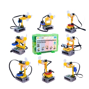Kinder erziehung STEM-Programmiersensor-Kits Elektronische Bausteine Smart Fan Kit mit Mainboard Learning Kit
