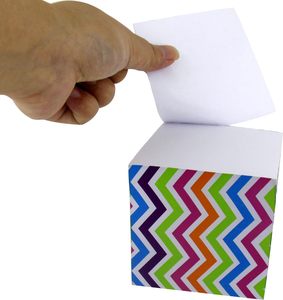 Memo Cube 3 pulgadas Impreso en los cuatro lados Sticky Note Cube Memo Block Logotipo impreso - Product Image 4