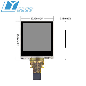Sharp 1 inch 128x128 Monochrome LCD 10Pin SPI Interface Sunlight Readable Reflective TFT LCD Display Panel Module LS010B7DH04 - Product Image 3