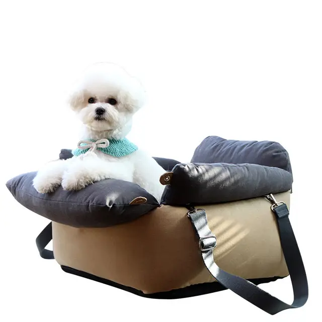 Multi functional Luxury Dog Car seat Multicolor outdoor travel breathable Detachable foldable eco-friendly dog car bed