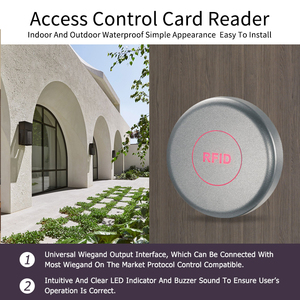 Controlador de acceso de metal a prueba de agua IP65 inteligente IC 125kHz/13,56 MHz Lector de tarjetas RFID de Material ABS duradero de la marca - Product Image 5