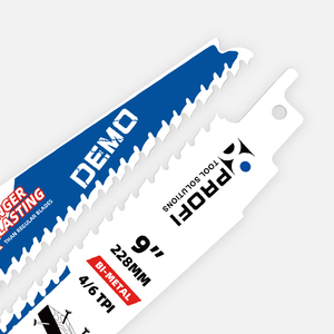 Disesuaikan tahan lama 6 "9" 12 "bi-metal pembongkaran pisau gergaji bolak-balik 4/6 TPI pisau untuk kayu dengan kuku - Product Image 6