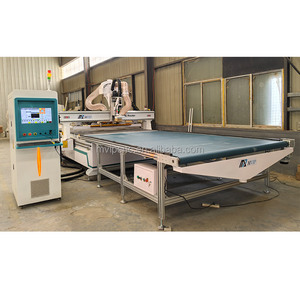 Automatische Lade entlade plattform 3-Achsen-CNC-Fräsmaschine für die anwendbare Holz-PVC-Acryl-Weichmetall-Verarbeitung industrie - Product Image 1
