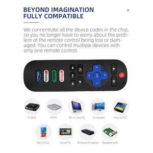 Fabrika toptan yeni satış RC280 RC282 akıllı üniversal uyumlu TV uzaktan kumanda aleti için TCL/Hisense/keskin/Onn/eleman Roku TV - Product Image 4