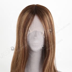 Wigsroyal tốt tóc giả trang web hoàn hảo chân tóc màu sắc tuyệt đẹp thẳng tóc giả tóc con người cho rụng tóc - Product Image 2