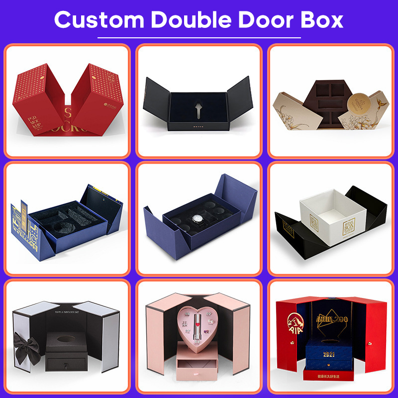 Caja de doble puerta