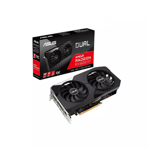 ASUS çift Radeon RX 6600 XT OC Edition ROG STRIX oyun 8GB GDDR6 128-bit 7nm 6600XT destek Intel için masaüstü - Product Image 2