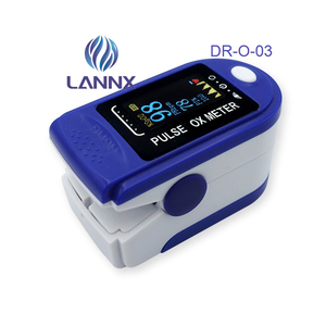 Lannx เครื่องวัดชีพจรดิจิตอลแบบปลายนิ้ว DR-O-03 TFT เครื่องวัดออกซิเจนสำหรับบ้านเช่า