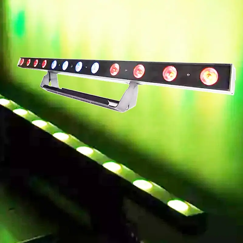 18W DMX512 ses kontrolü piksel şerit ışık USB RGB 3IN 1 LED duvar yıkayıcı ışık sahne DJ disko gösterisi bina cepheleri ışık