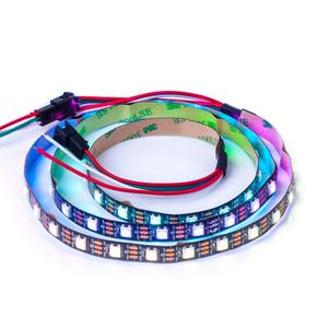 Гибкая Светодиодная 5050 лента Ws2812b IP20/65/67 SMD5050 WS2812B 5 В Светодиодная лента RGBIC Адресуемая 60 светодиодов/м Ws2812b Светодиодная лента - Product Image 2
