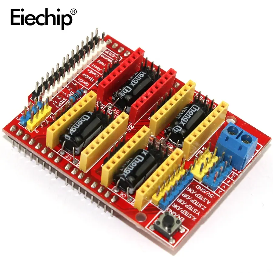 CNC 3D Yazıcı Parçaları Reprap Kalkan V3 Oyma Makinesi A4988/DRV8825 aduino Için Step Motor Sürücü Genişleme Kurulu