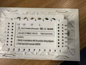 PC Material Touch Wall <strong>Switch</strong> Controller Timer Relay 10A Max 250V Google Home Alexa Supported Zigbee - Product Image 6