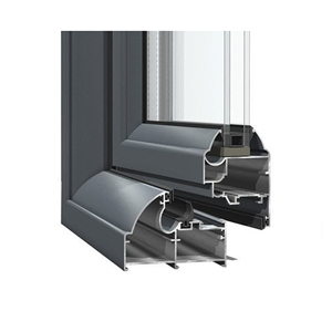 מותאם אישית 6063 V חריץ Technal אלומיניום פרופיל עבור זכוכית מקלחת דלתות
