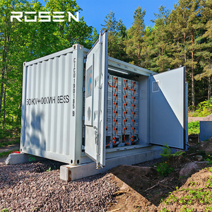 Batería solar Contenedor de almacenamiento de respaldo Carga Instalación al aire libre 50kw 100kw Batería Sistema solar - Product Image 1