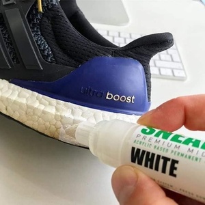 OEM 白色和黑色运动鞋标记丙烯酸皮革油漆笔定制高级中底涂料标记运动鞋鞋