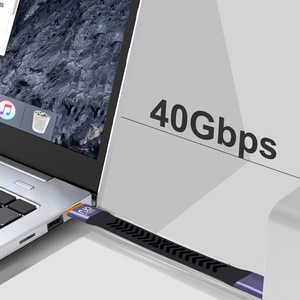 Typ c Datenkabel USB3.2 Gen2 männlich zu weiblich USB3 Kurzplattenkabel 40Gbps schnelles Aufladen Gerades Typ-C zu Typ-C-Kabel - Product Image 5