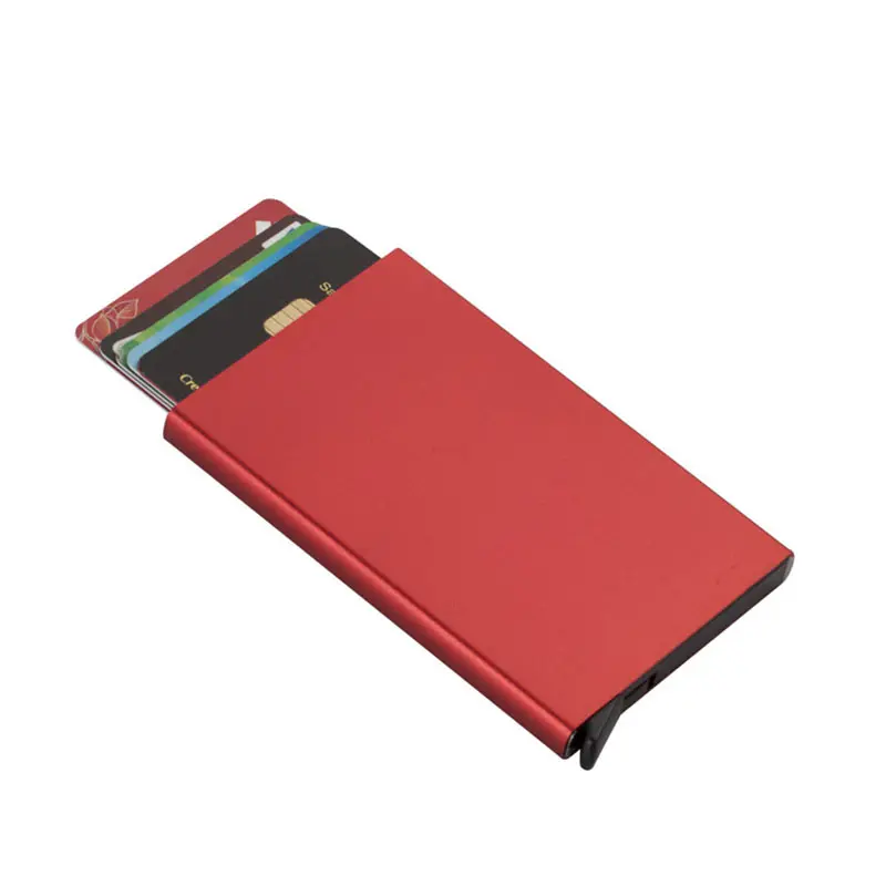 Minimalist बटुआ पैसे क्लिप लकड़ी लकड़ी के साथ आरएफआईडी कार्बन फाइबर बटुआ क्रेडिट कार्ड धारक के साथ 15 कार्ड क्षमता