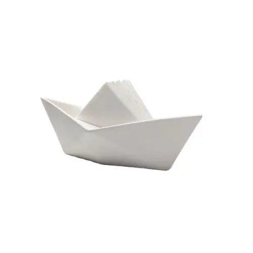 Decorazioni per la tavola personalizzate artigianato elegante portatovaglioli fatti a mano in ceramica per Saling Boat per matrimonio