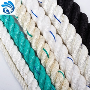 3 or 4 Strands Twisted Polypropylene Rope for Mooring Rope in Yellow Color - Product Image 4