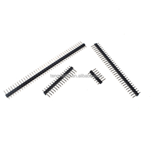 コネクタ2.54mm1*40ストレートピンヘッダー40ピンオスはんだピン直角40位置1列 - Product Image 3