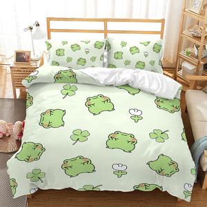 Polyester Colorful Printed Duvet Cover Set Microfiber Queen and king Size Bedding Set Kids Bedding Bed - Product Image 5