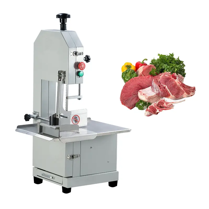 Factory sale cheap price meat and bone automatic cutting butcher band saw machine