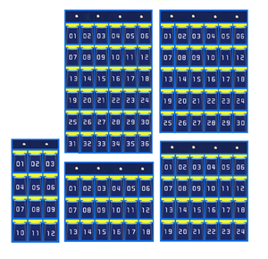 30 túi lưu trữ nhà lưới điện thoại di động treo Túi Số Lớp Học biểu đồ túi trên cửa treo tổ chức - Product Image 6