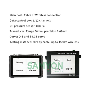 Utilizzato per testare la capacità di carico con il metodo statico SLPT WIFI pali in calcestruzzo Test Tester di integrità del fondotinta in Pile - Product Image 3
