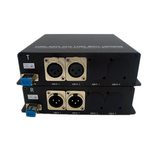 2CH Unidirectional digital AES EBU audio over fiber <strong>extender</strong> for broadcast <strong>system</strong> - Product Image 3
