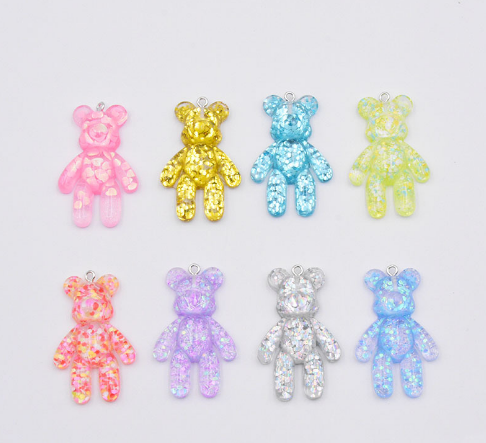 Glitter ours charmes mix