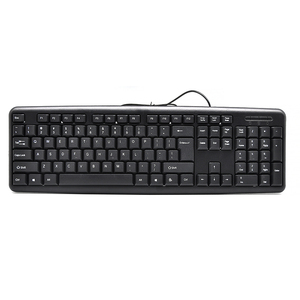 Teclado con cable AIKUN o OEM, teclado de computadora silencioso, teclado estándar teclado de tamaño completo para oficina - Product Image 1