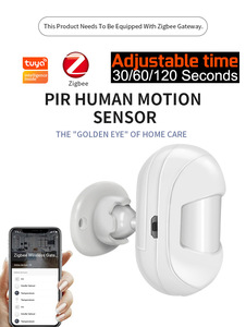 Tuya ZigBee-Sensor de movimiento PIR inalámbrico, Detector infrarrojo, alarma antirrobo de seguridad, necesita puerta de enlace para APP Smart Life - Product Image 2