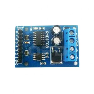 R4DIF08 8通道数字输入模块RS485 Modbus RTU开关数量采集板R4DIF08 - Product Image 1