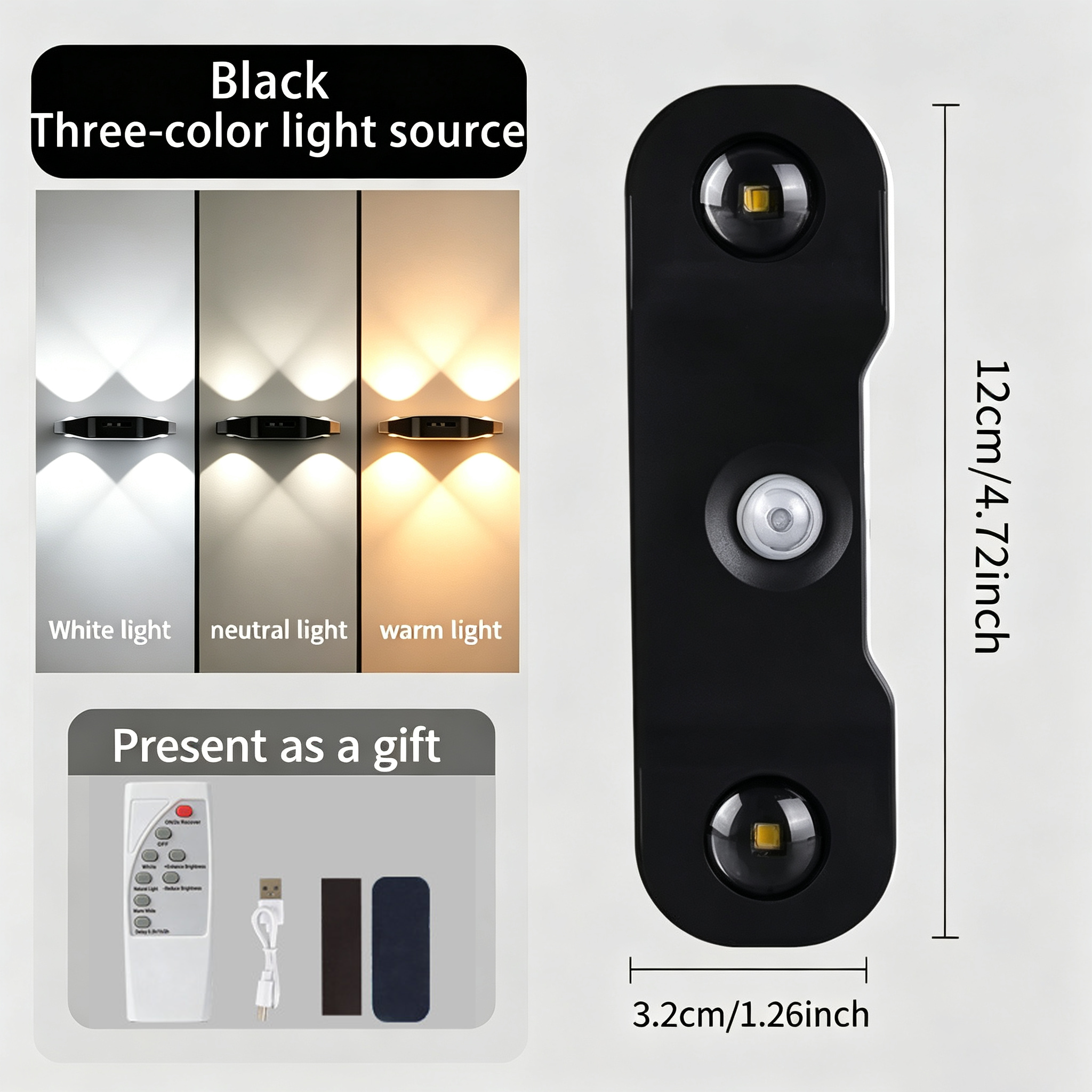 3 color + Remote control