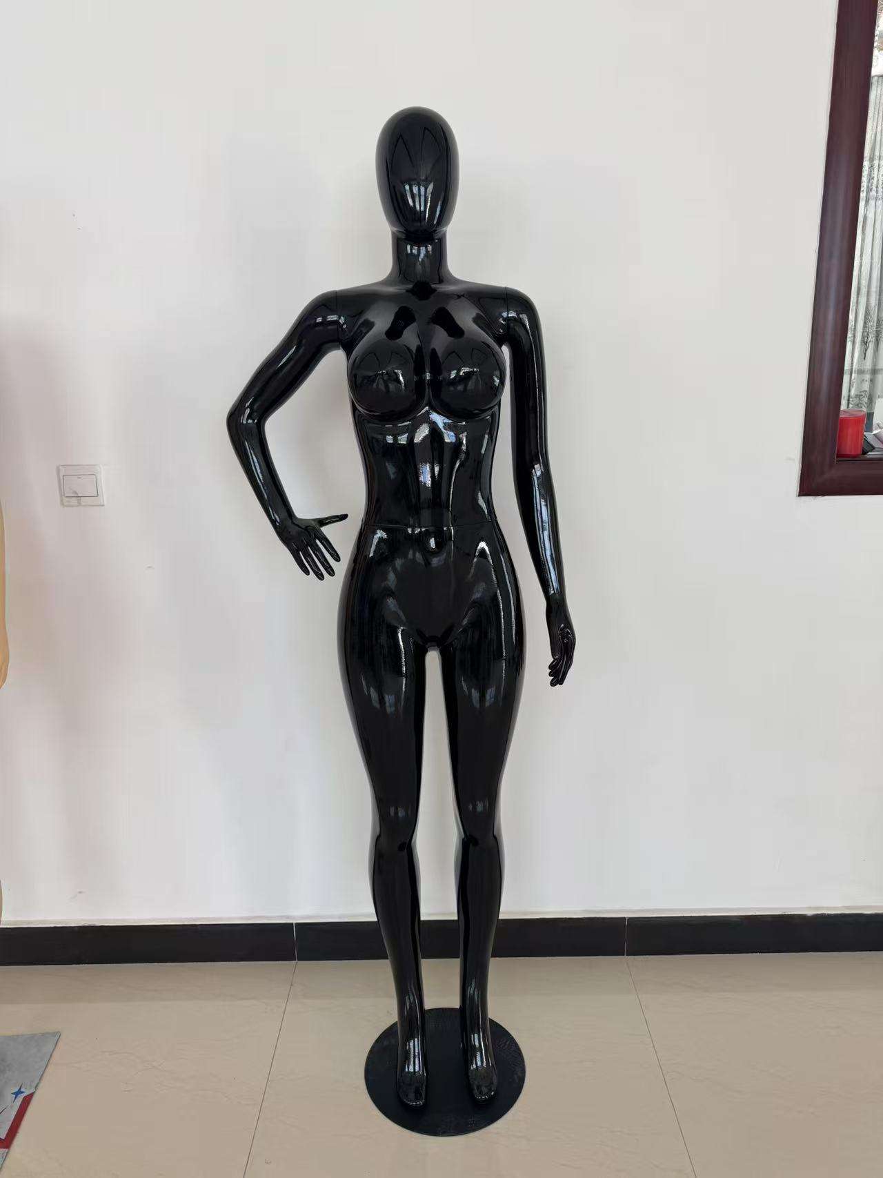 Tamaño pequeño negro brillante