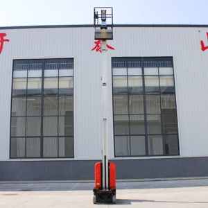 Wheel Type Lifting <strong>Platform</strong> AMWP11 Self-propelled Vertical Mast with Jib Sleeve Mast <strong>Platform</strong> <strong>Loading</strong> Capacity 200kg - Product Image 6