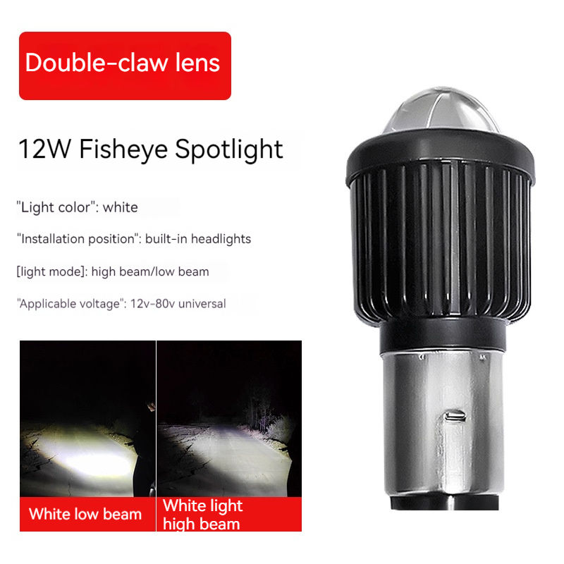 Mini canon à double broche 12 W (proche blanc, loin blanc)