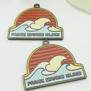 批发工厂定制钥匙扣钥匙扣定制设计金属珐琅魅力钥匙扣 - Product Image 4