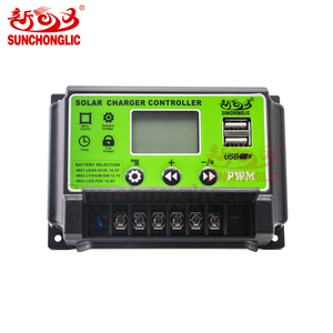 Sun chong lic 30 Ampere Solar regler 12V 24V Auto 30A manueller PWM Solar laderegler mit zwei USB-Ausgängen