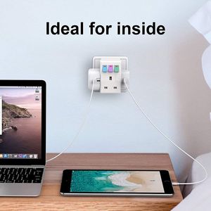 İngiltere tak 250V 13A taşınabilir çok 1 ila 3 yollu seyahat adaptörü güç soketi ile ON/OFF bağımsız kontrol anahtarı dönüşüm fişi - Product Image 4