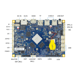 JWIPC 5COM 2USB3.0 6USB2.0 LVDS EDP HDMI 32GB DDR4 Android <strong>Linux</strong> Ubantu System Mainboard Industrial Rk3399 Motherboard - Product Image 2