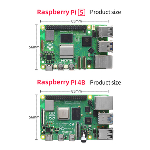 Neues Raspberry Pi 4B Motherboard 1GB 2GB 4GB 8GB Entwicklungs board Programmierung AI Starter Kit mit Python