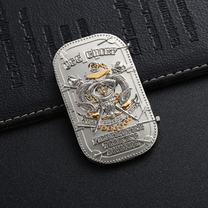 High Quality Alloy Rectangular Shape Two <strong>Tone</strong> Color 3D Silver Plated <strong>Coins</strong> Collection Custom Challenge <strong>Coin</strong> for Collection - Product Image 5