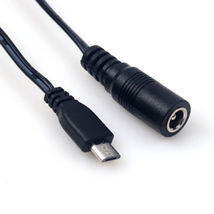 Dc5521 <strong>Female</strong> <strong>to</strong> <strong>Micro</strong> <strong>Usb</strong> 2.0 Male 15cm <strong>Usb</strong> <strong>Micro</strong> <strong>to</strong> <strong>Dc</strong> Power Cable - Product Image 3