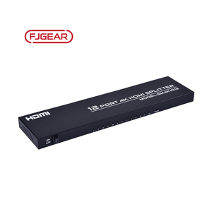 FJ-4K1012 Fjgear 12端口4k高清多媒体分路器1进12出高清多媒体版本1.4，带铁壳4K * 2k @ 25/30hz即插即用 - Product Image 4