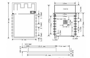 Nuovo arrivo WT32C3 S6 4MB incorporato modulo di controllo della rete Wireless ESP-12S Modul USB con pacchetto SMD-22 per dispositivo IoT - Product Image 5