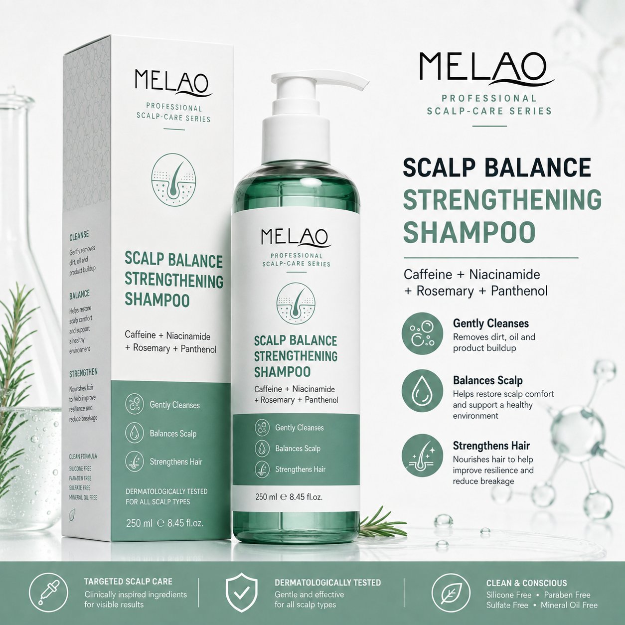 SHAMPOOING ÉQUILIBRANT POUR LE CUIR CHEVELU TRENG THENING