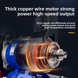 Tragbare Elektrische DSY-25/60 Hydraulikpumpe Doppelzylinder Wasserleitungs-Druckprüfgerät Reines Kupfer 1 Jahr Garantie - Product Image 3