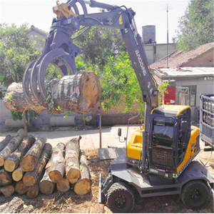 Cargadora de ruedas Excavadora Log Material Loader para silvicultura y tala - Product Image 2